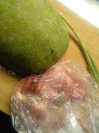 家常菜肉末蒸冬瓜做法图解1)