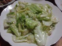 清淡的清炒西生菜