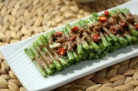 回味无穷的麻酱豆角