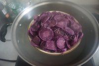 自制芝士焗紫薯做法图解2)