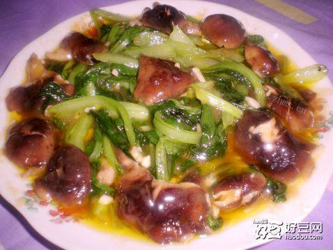 蚝油青菜香菇
