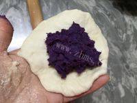 自己做的紫薯馅饼做法图解5)