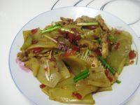 健康美食莴笋炒肉
