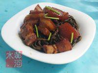 家常菜干豆角烧肉