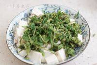 #营养美食#香椿拌豆腐做法图解9)