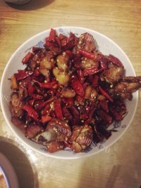 美味的辣子鸡做法图解5)