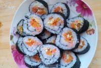 自己做的紫菜包饭