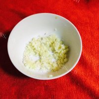 家常菜蒜香茼蒿做法图解4)