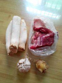 家常菜杏鲍菇炒肉做法图解1)