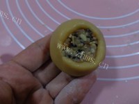 自制五仁月饼做法图解14)