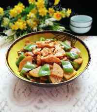 家常菜青椒土豆炒肉片