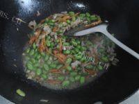 香气逼人的毛豆炒肉丝