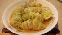 家常菜翡翠白菜卷