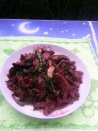家常菜青椒炒鸡杂