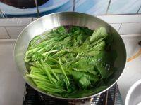 家常菜凉拌小白菜做法图解1)