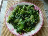 美味营养的清炒油菜