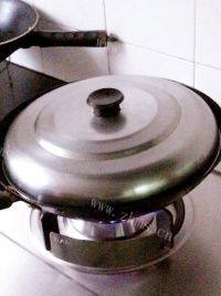 绿色食物金针菇炒肉丝做法图解9)