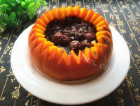 美味的南瓜糯米饭