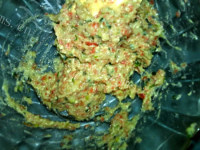 美味的鸡肉豆腐饼做法图解10)
