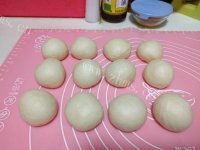 甜甜的奶酥蜜豆包做法图解8)
