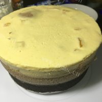美味的双色慕斯流心蛋糕做法图解29)