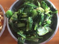 家常菜清炒莴笋叶