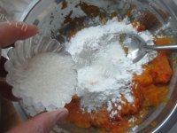 「家有大厨」南瓜糯米饼做法图解7)