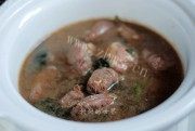 香茅紫苏焖牛犍做法图解3)