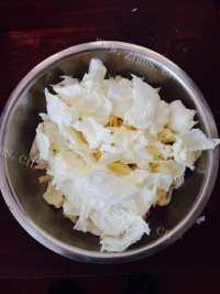 鲜爽的凉拌冰冻白菜心做法图解10)