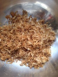 美味的手工美味肉松做法图解5)