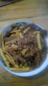 自制肉末烧茄子