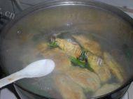 好喝的青菜蛋饺汤做法图解8)