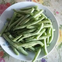 香喷喷的干煸四季豆做法图解2)