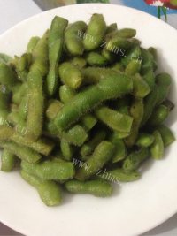 美味的煮毛豆做法图解6)