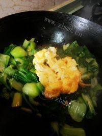 养颜的油菜炒鸡蛋