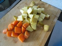 美味咖喱土豆丁做法图解2)