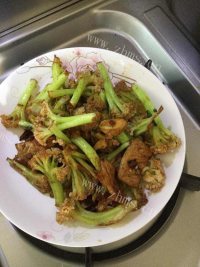 家常菜干煸菜花