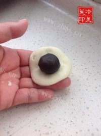 美味健康的土豆枣泥芝麻饼做法图解10)