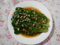 喷香的蚝油生菜做法图解10)
