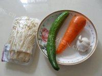 让人怀念的凉拌金针菇做法图解1)