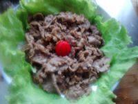 美味的孜然牛肉片