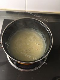 好吃的莜麦菜虾粥做法图解6)