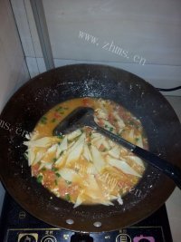 暖暖的西红柿鸡蛋面片汤做法图解7)