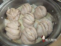 自己做的黑豆渣花卷