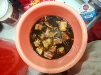 美味的温州风味土豆炖排骨做法图解2)