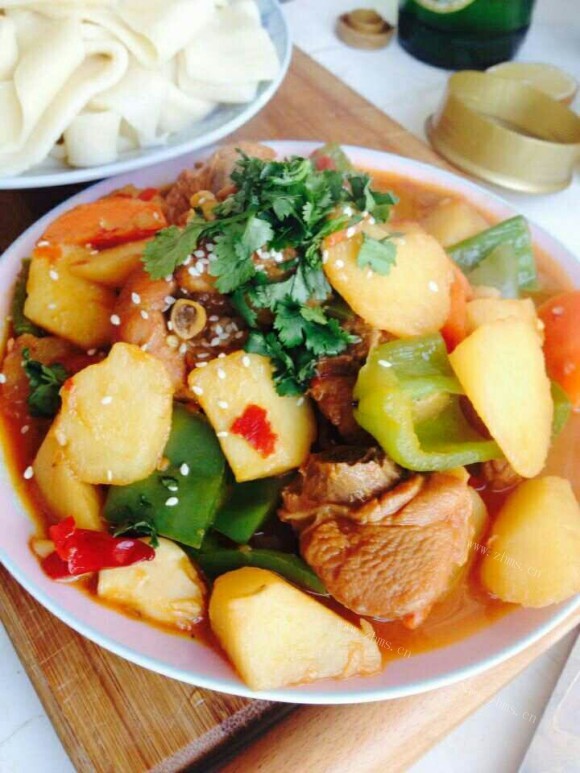 垂涎欲滴的土豆鸡块