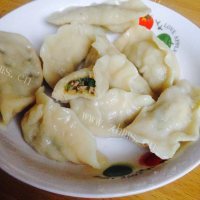 美味的猪肉芹菜饺子