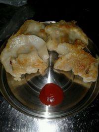 煎饺子
