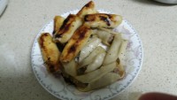 美味的羊肉锅贴