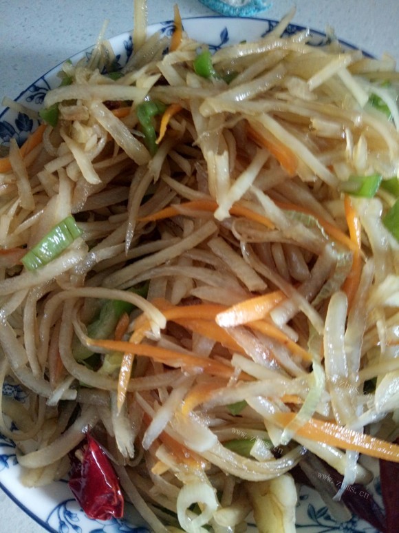 美味营养的呛土豆丝